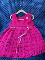 Handmade Pink Crochet Dress