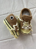 Handmade Crochet Sneakers Size 9-18 months